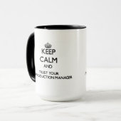 Behalten Sie Ruhe und vertrauen Sie Ihrem Tasse (Vorderseite Links)