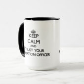 Behalten Sie Ruhe und vertrauen Sie Ihrem Tasse (Vorderseite Links)