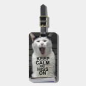Behalten Sie Ruhe und zischen Sie an - Gepäckanhänger (Vorderseite vertikal)