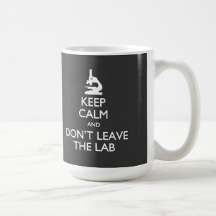 Behalten Sie Ruhe verlassen nicht die Kaffeetasse