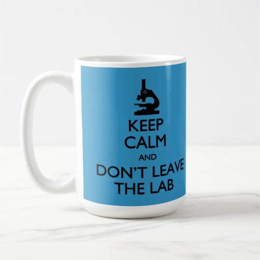 Behalten Sie Ruhe verlassen nicht die Kaffeetasse (Links)