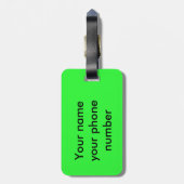 Behalten Sie Ruhe weiterzumachen Gepäckanhänger (Rückseite vertikal)