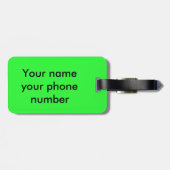 Behalten Sie Ruhe weiterzumachen Gepäckanhänger (Rückseite horizontal)