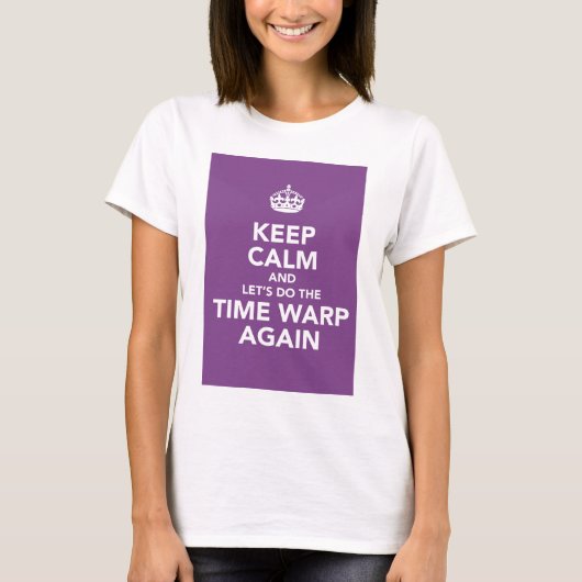behalten Sie Ruhe (Zeitverzerrung) T-Shirt (Vorderseite)
