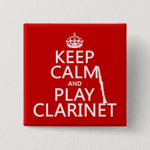 Behalten Sie Ruheund SpielClarinet (irgendeine Button