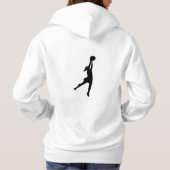 Behalten Sie Ruheund SpielNetball Hoodie (Rückseite)