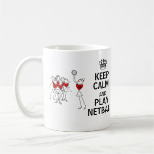 Behalten Sie Ruheund Spielnetball-Positionen Kaffeetasse