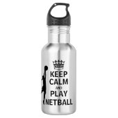 Behalten Sie Ruheund SpielNetball Trinkflasche (Vorderseite)
