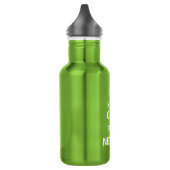 Behalten Sie Ruheund Spielnetball-Zitat Trinkflasche (Links)