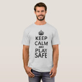 Behalten Sie Ruheund Spielsicheren Snooker-T - T-Shirt (Vorne ganz)