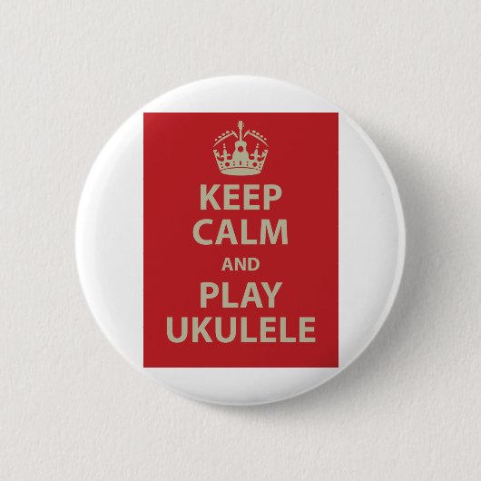 Behalten Sie Ruheund SpielUkulele Button (Vorderseite)