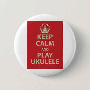 Behalten Sie Ruheund SpielUkulele Button