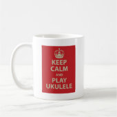 Behalten Sie Ruheund SpielUkulele Kaffeetasse (Links)