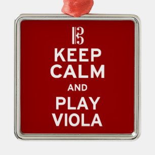 Behalten Sie Ruheund SpielViola Ornament Aus Metall