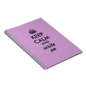 Behalten Sie ruhig, auf Notizblock (Rechte Seite)