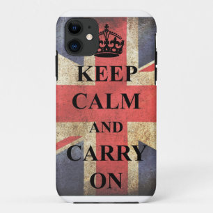 Behalten Sie ruhig, britische Flagge Case-Mate iPhone Hülle