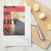 Behalten Sie ruhig, britische Flagge weiterzumache Küchentuch (Viertel Falte)