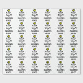 Behalten Sie ruhig es ist das freie Gluten Geschenkpapier (Flach)