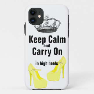 Behalten Sie ruhig, hohe Fersen-Schuhe iPhone 5 11 Hülle
