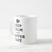 Behalten Sie ruhig ich haben Kaffeetasse (Vorderseite Links)