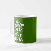 Behalten Sie ruhig ich ist Teil Ninja (in Kaffeetasse (Vorderseite Links)