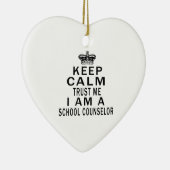 Behalten Sie ruhig, mir zu vertrauen, den ich Keramikornament (Rechts)