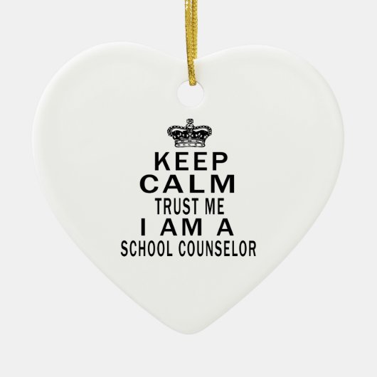 Behalten Sie ruhig, mir zu vertrauen, den ich Keramikornament (Vorne)