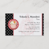 Behalten Sie ruhig u. essen Sie kleine Kuchen - Visitenkarte (Rückseite)