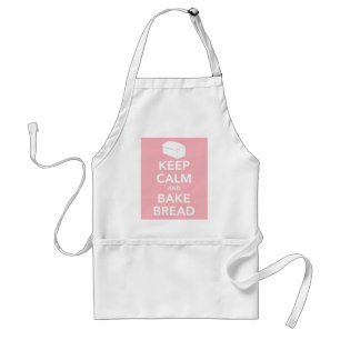 Behalten Sie ruhig und backen Sie Brot-Schürze Schürze