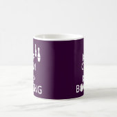 Behalten Sie ruhig und behalten Sie Bowling - alle Kaffeetasse (Mittel)
