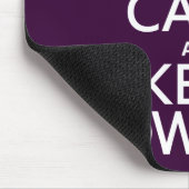 Behalten Sie ruhig und behalten Sie Bowling - alle Mousepad (Ecke)