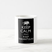 Behalten Sie ruhig und behalten Sie Tarantulas Kaffeetasse (Mittel)