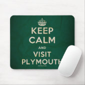 "Behalten Sie ruhig und Besuch Plymouth" Mousemat Mousepad (Mit Mouse)