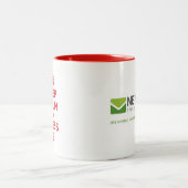 Behalten Sie ruhig und drücken Sie F5 Zweifarbige Tasse (Mittel)