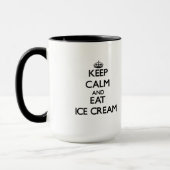 Behalten Sie ruhig und essen Sie Eiscreme Tasse (Links)