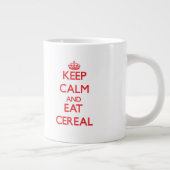Behalten Sie ruhig und essen Sie Getreide Jumbo-Tasse (Rechts)
