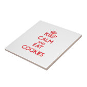 Behalten Sie ruhig und essen Sie Plätzchen Fliese (Seite)