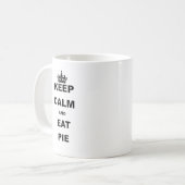 BEHALTEN SIE RUHIG UND ESSEN SIE TORTE KAFFEETASSE (Vorderseite Links)