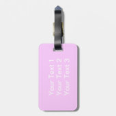 Behalten Sie ruhig und gehen Sie Gepäckanhänger (Rückseite vertikal)