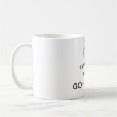 BEHALTEN SIE RUHIG UND GEHEN SIE PFERD KAFFEETASSE (Links)