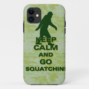 Behalten Sie ruhig und gehen Sie squatchin Case-Mate iPhone Hülle