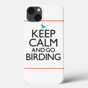 Behalten Sie ruhig und gehen Sie Vogelbeobachtung Case-Mate iPhone Hülle