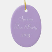 Behalten Sie ruhig und haben Sie Keramikornament (Hinten)