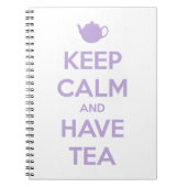 Behalten Sie ruhig und haben Sie Notizblock (Vorderseite)