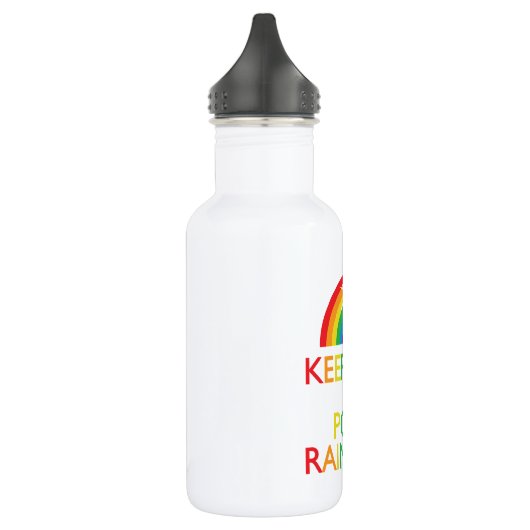 Behalten Sie ruhig und kacken Sie Trinkflasche (Links)