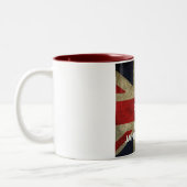 Behalten Sie ruhig und lesen Sie Jane Austen Zweifarbige Tasse (Links)