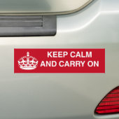 Behalten Sie ruhig und machen Sie Autoaufkleber (Auf Auto)