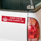 Behalten Sie ruhig und machen Sie Autoaufkleber (Auf Lkw)
