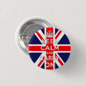 behalten Sie ruhig und machen Sie Button (Vorne & Hinten)