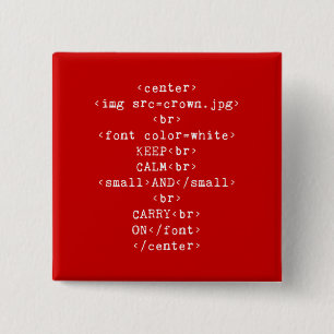 Behalten Sie ruhig und machen Sie HTML weiter (in Button